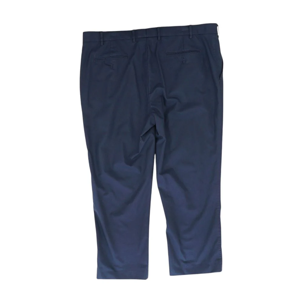 Navy Solid Chino Pants - Image 2