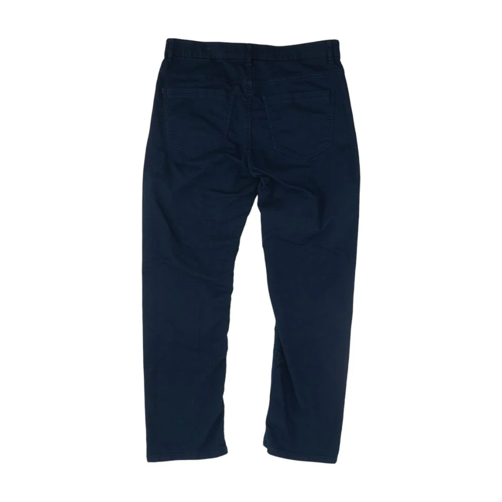 Navy Solid Five Pocket Pants - Image 2