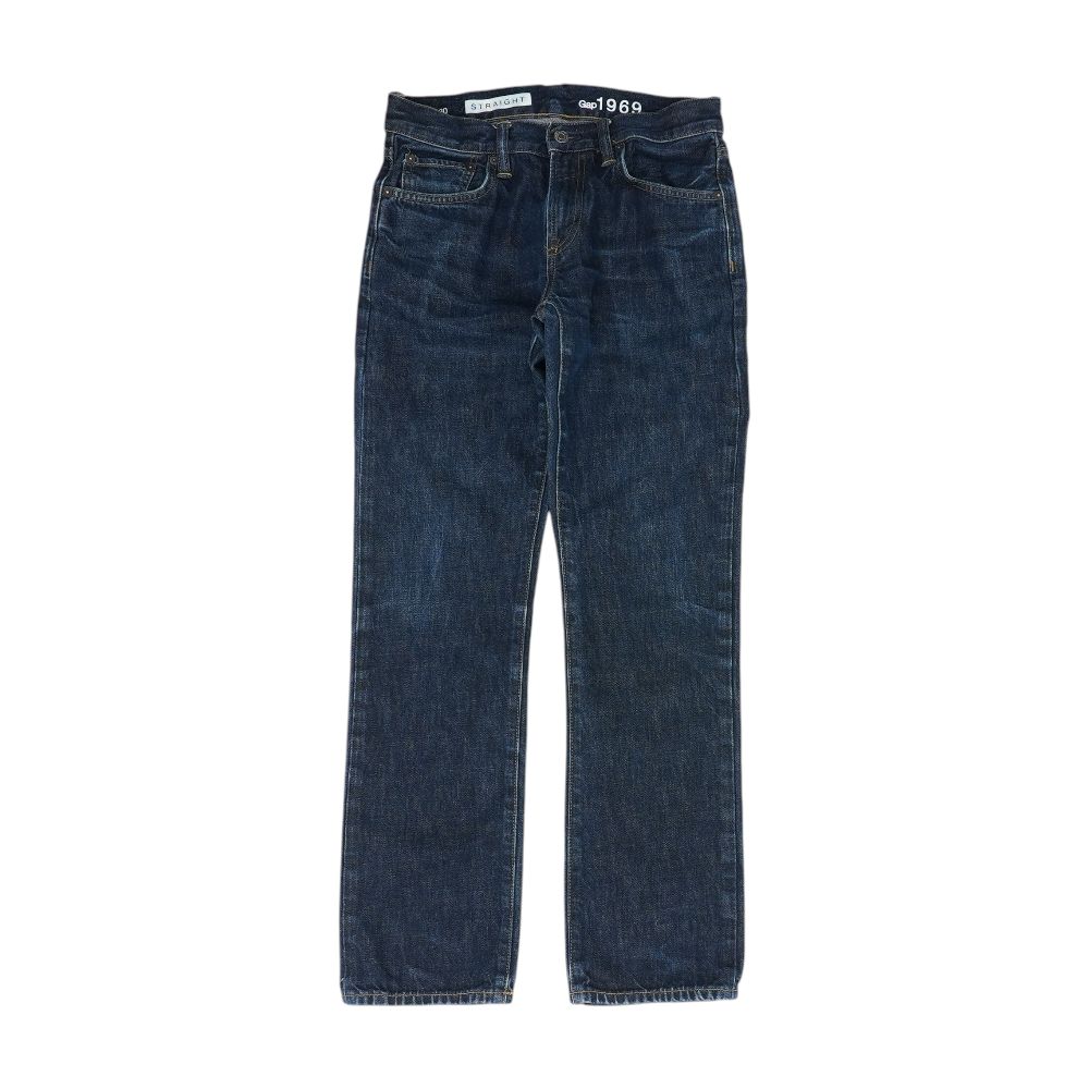 Navy Straight Jeans