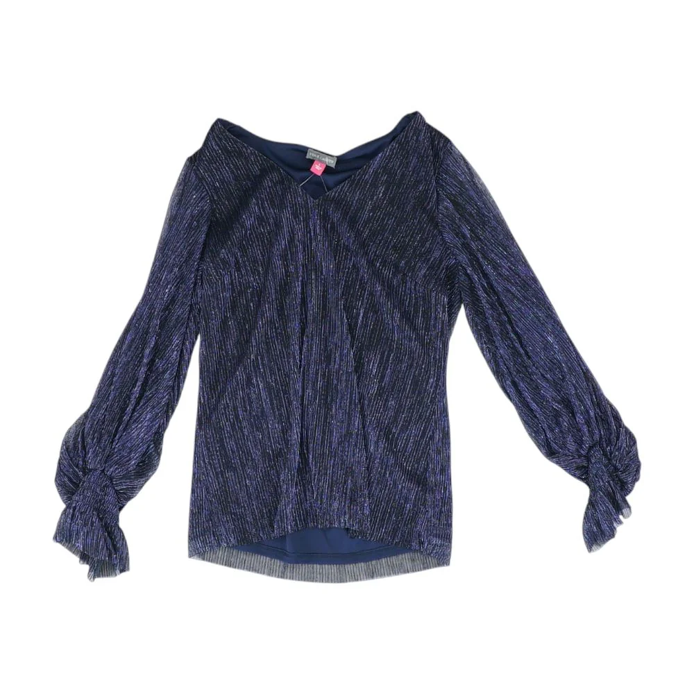 Navy Striped Blouse