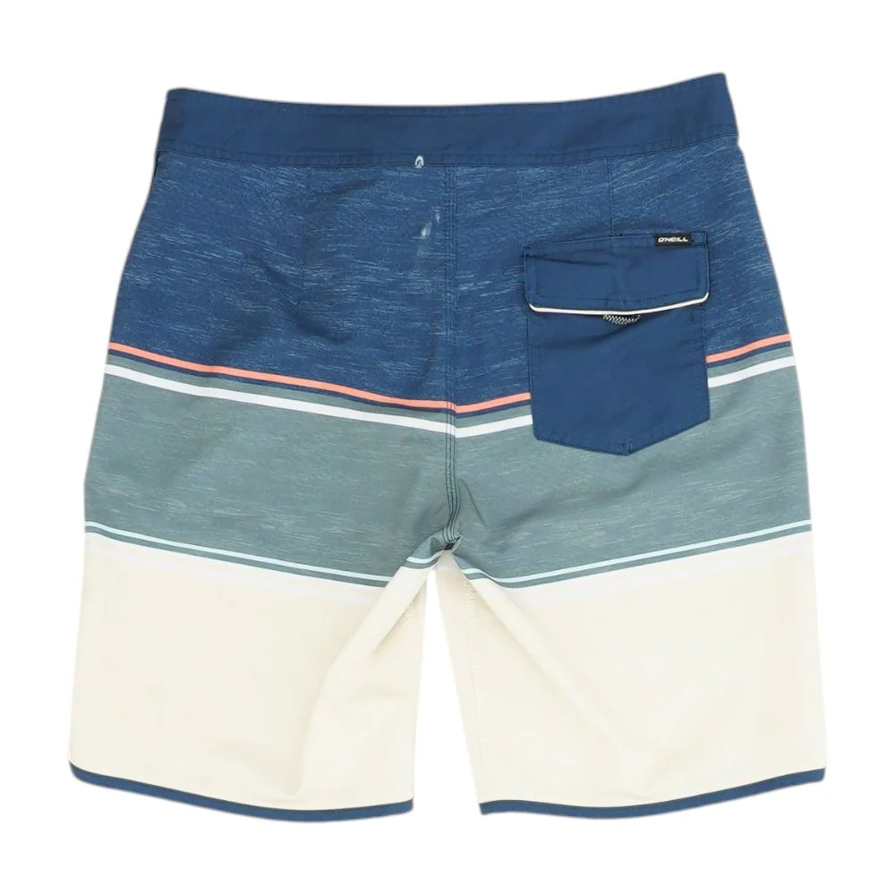 Navy Striped Board Shorts - Image 2