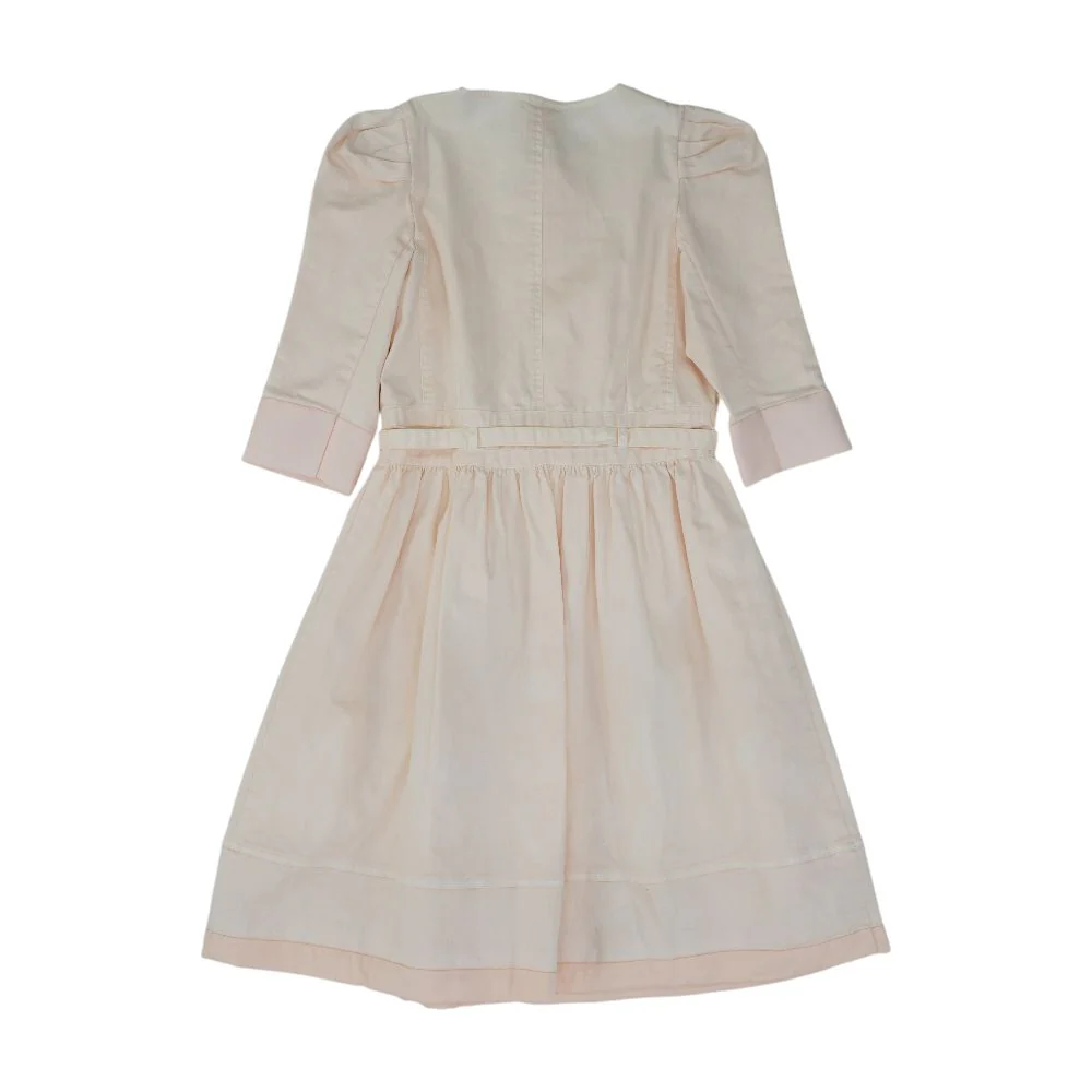 Peach Solid Dress - Image 2