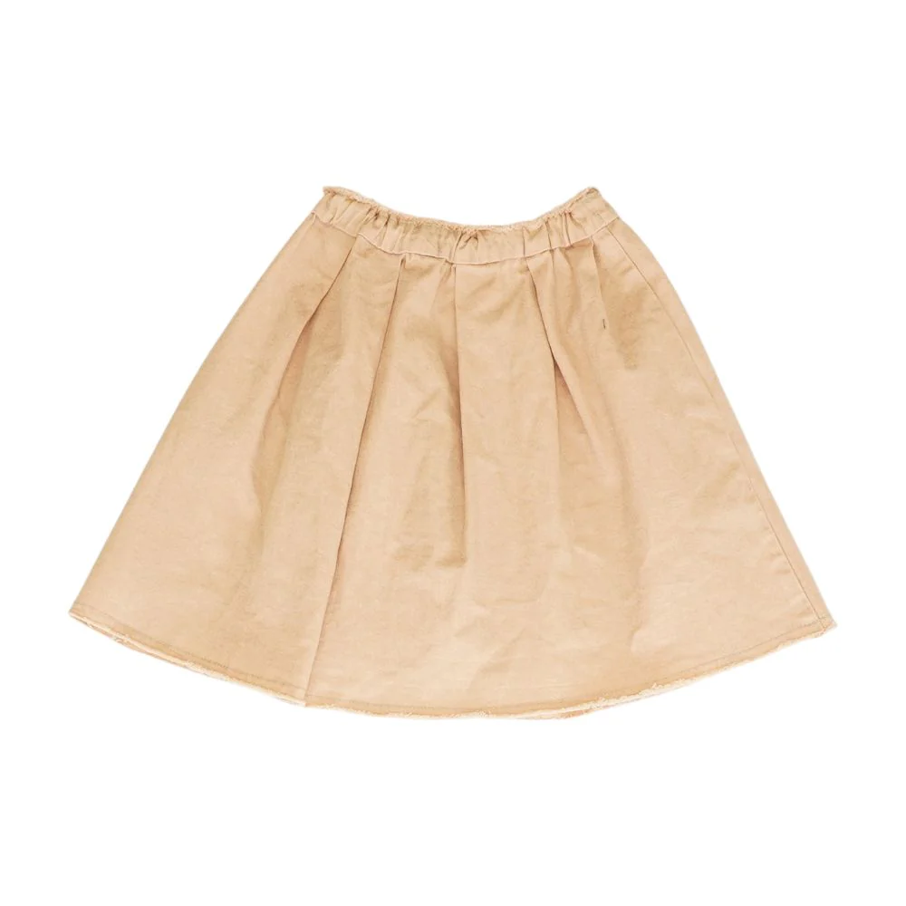 Peach Solid Midi Skirt - Image 2