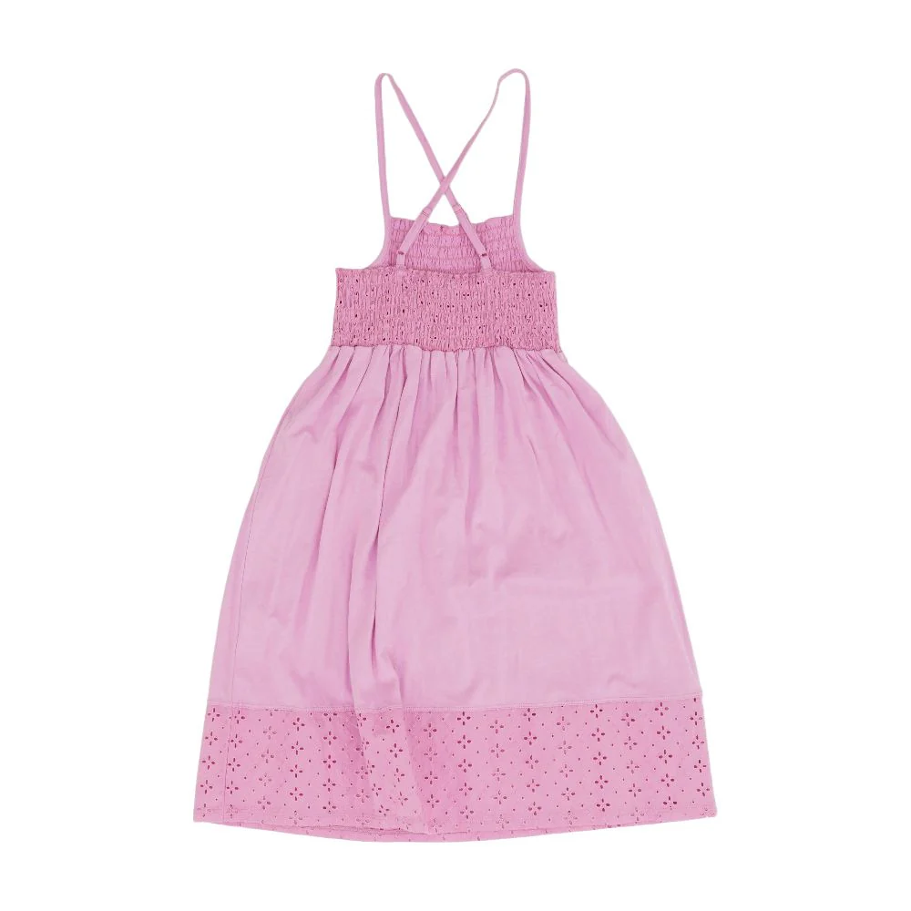 Pink Eyelet Midi Dress - Image 2