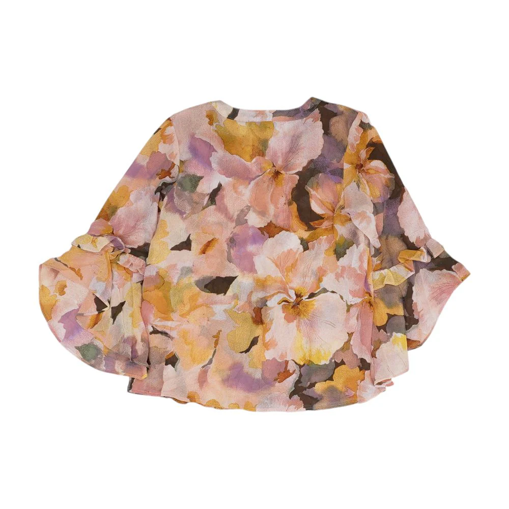 Pink Floral Blouse - Image 2