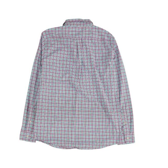 Pink Plaid Long Sleeve Button Down - Image 2