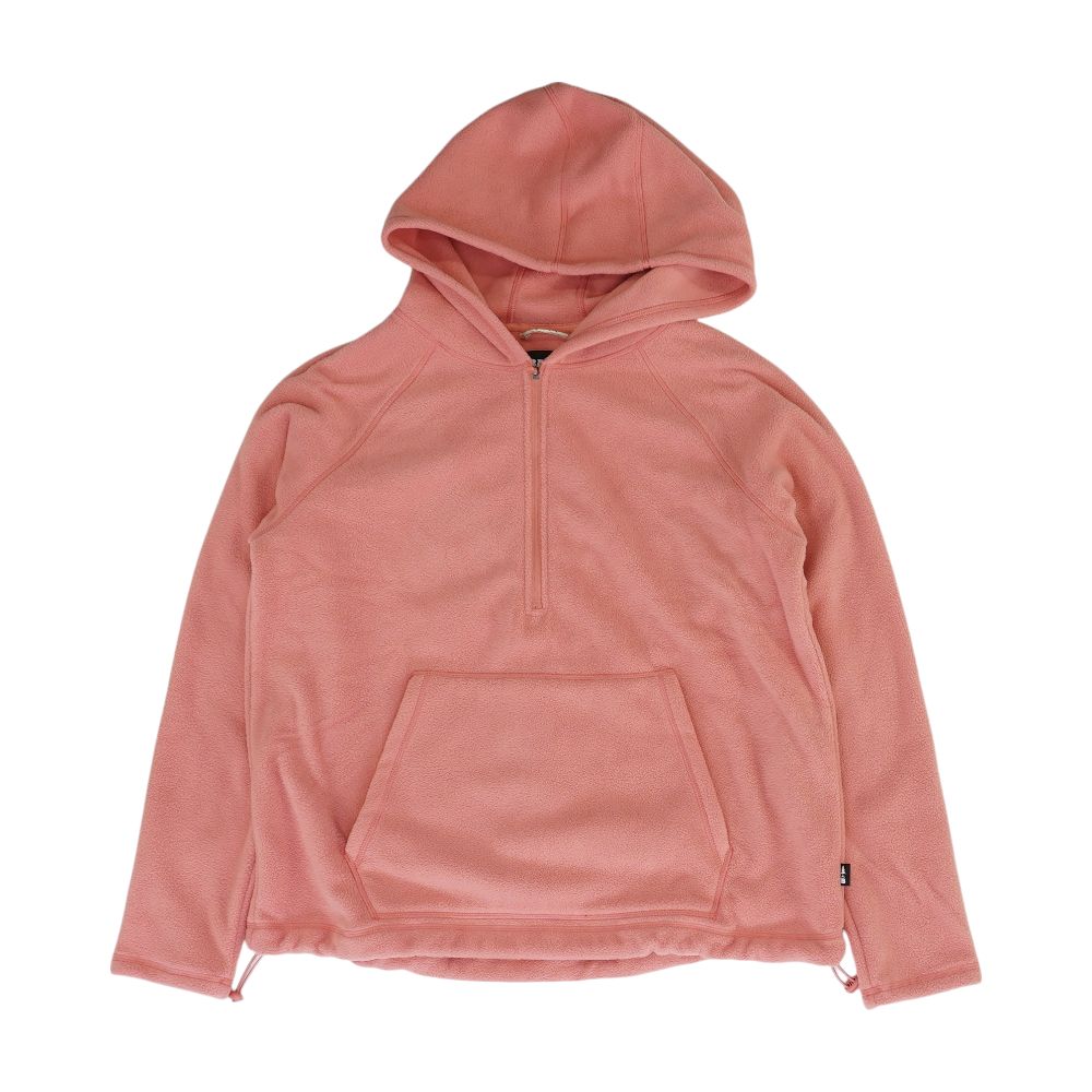 Pink Solid 1/4 Zip Pullover