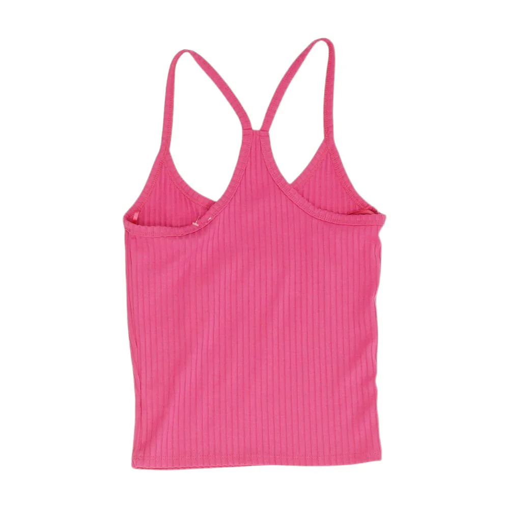 Pink Solid Active Tank - Image 2