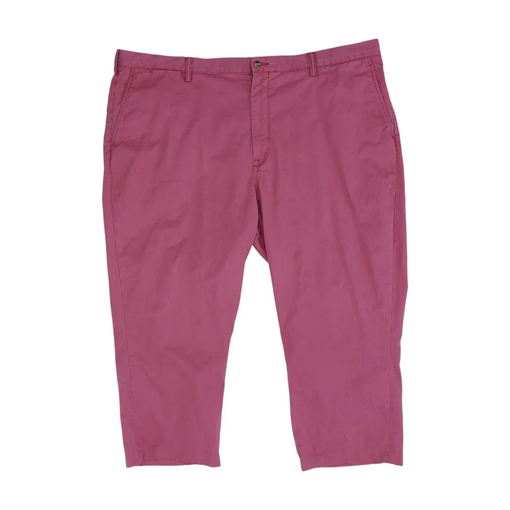 Pink Solid Chino Pants