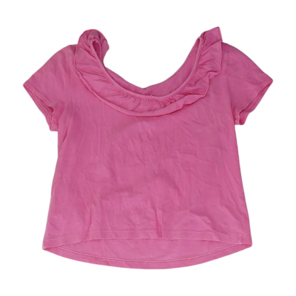 Pink Solid Knit Top - Image 2