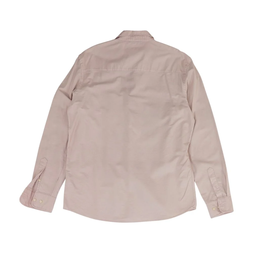 Pink Solid Long Sleeve Button Down - Image 2
