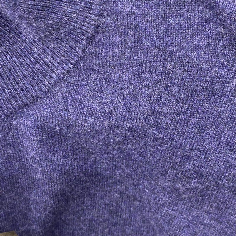 Purple Artison Crafted Cashmere Flex Quarter-Zip Pullover - Image 3