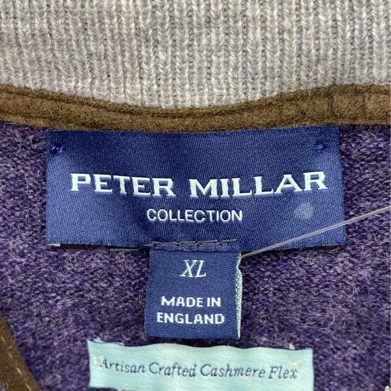 Purple Artison Crafted Cashmere Flex Quarter-Zip Pullover - Image 4