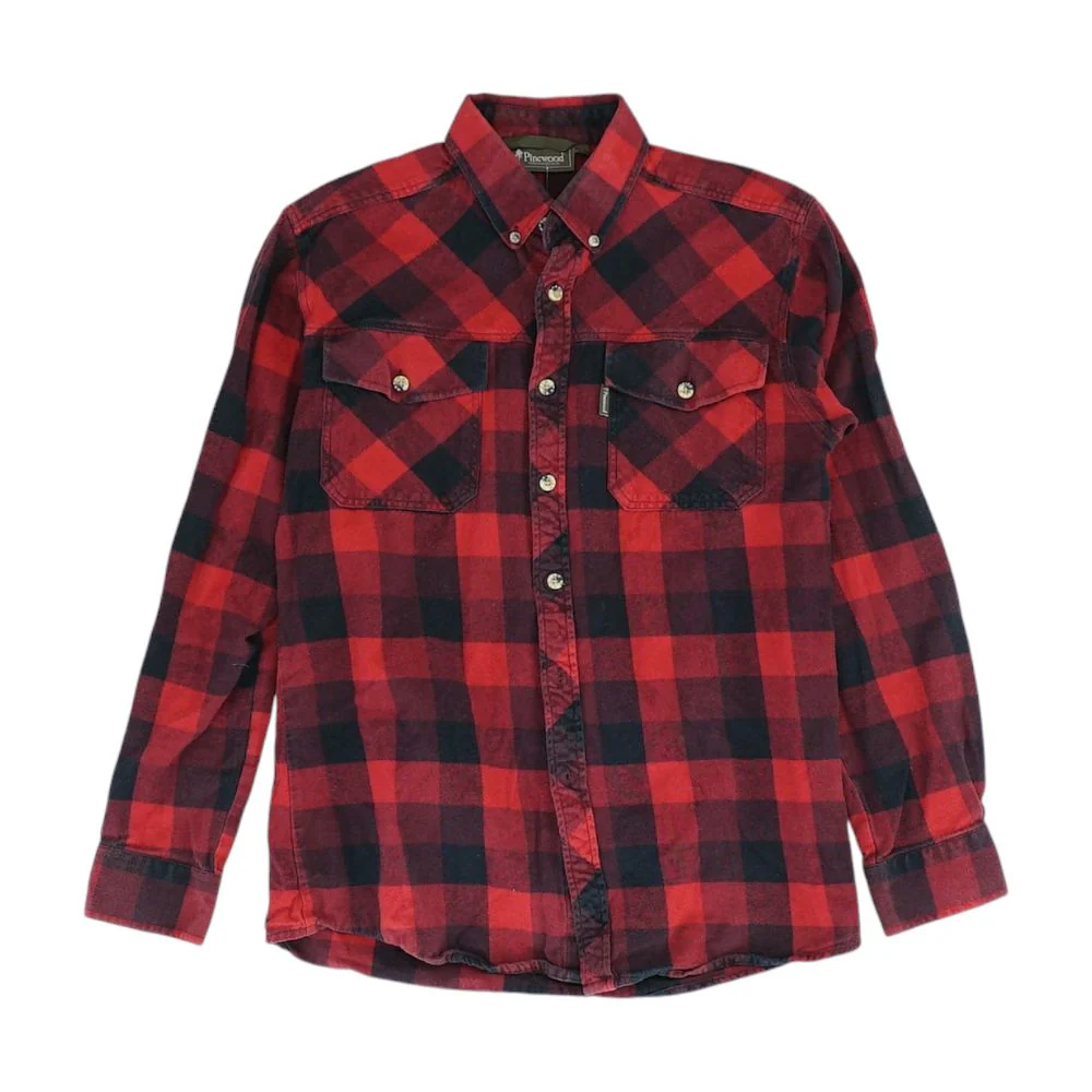 Red Check Flannel Button Down