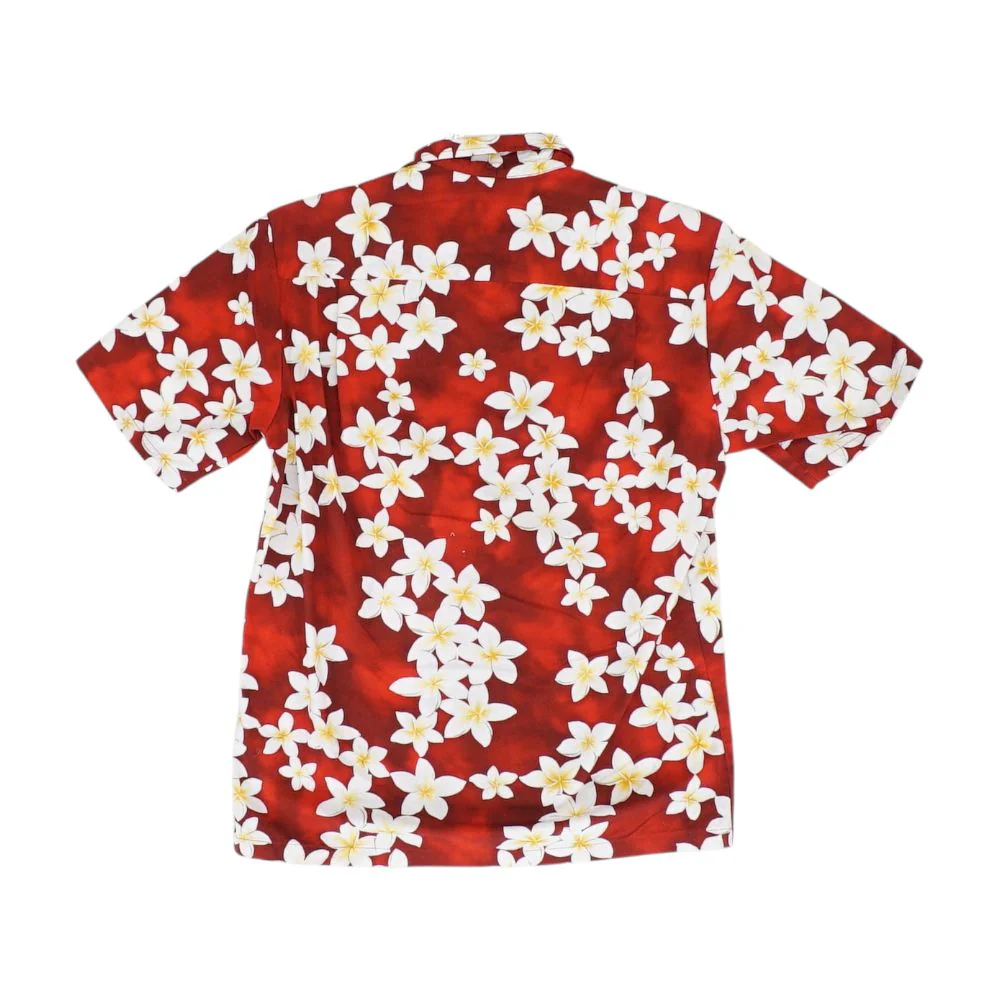Red Floral Short Sleeve Button Down - Image 2