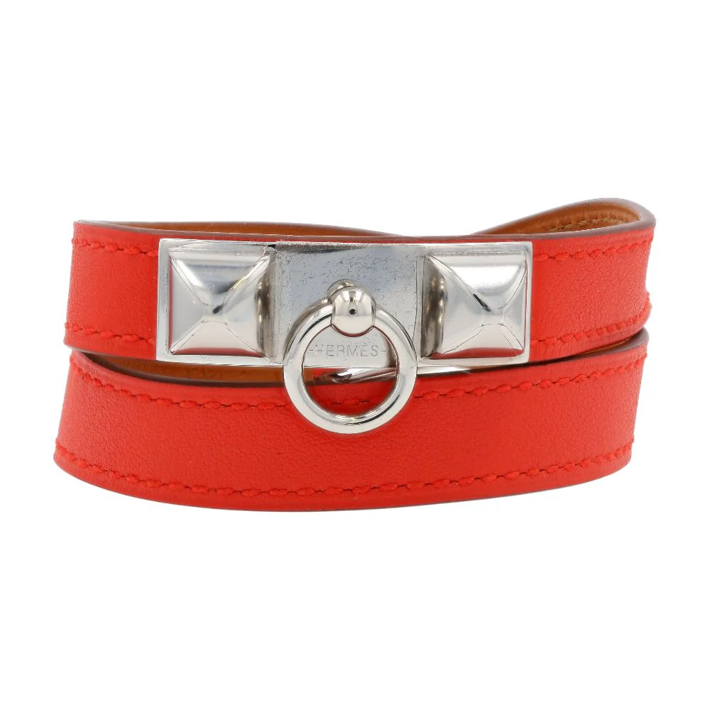 Red Rivale Double Wrap Bracelet