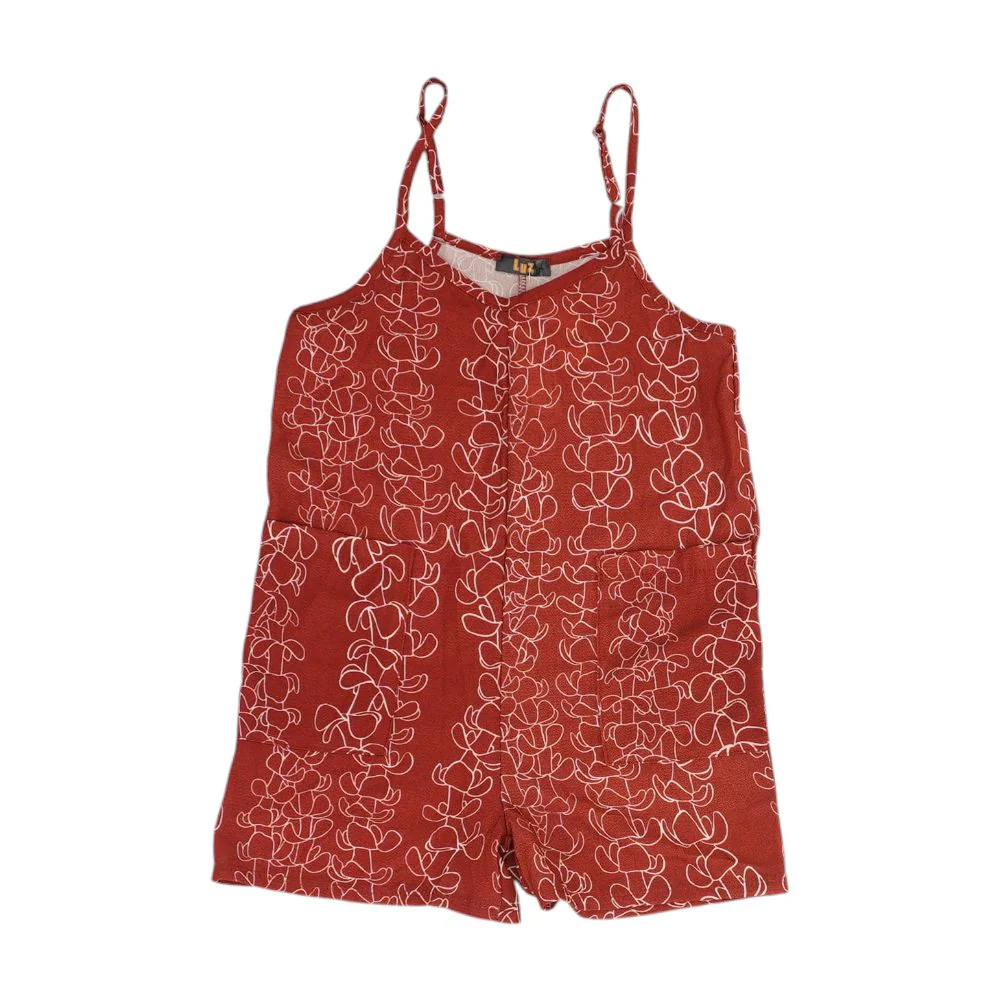 Rust Graphic Romper
