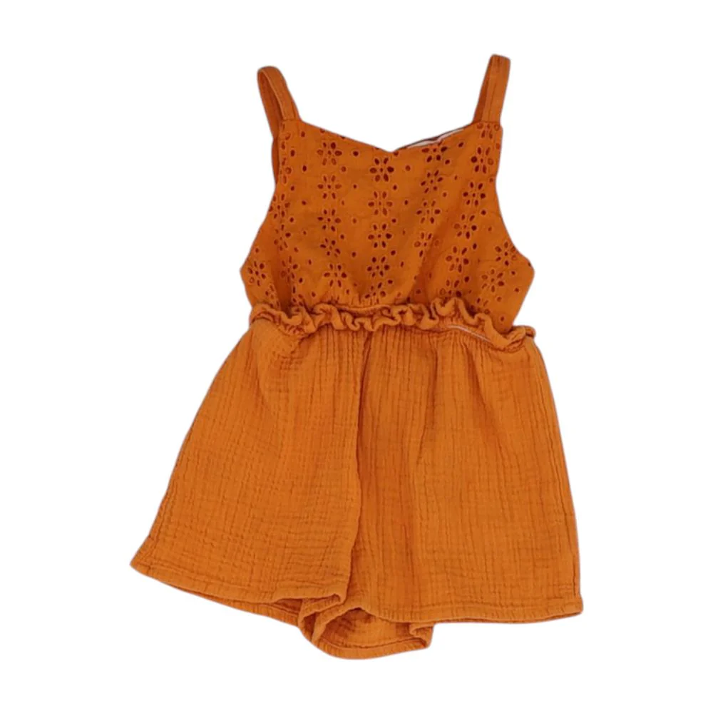 Rust Solid Jumpsuit