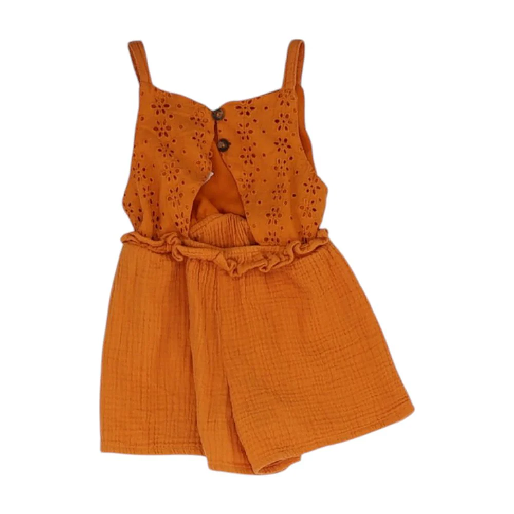 Rust Solid Jumpsuit - Image 2