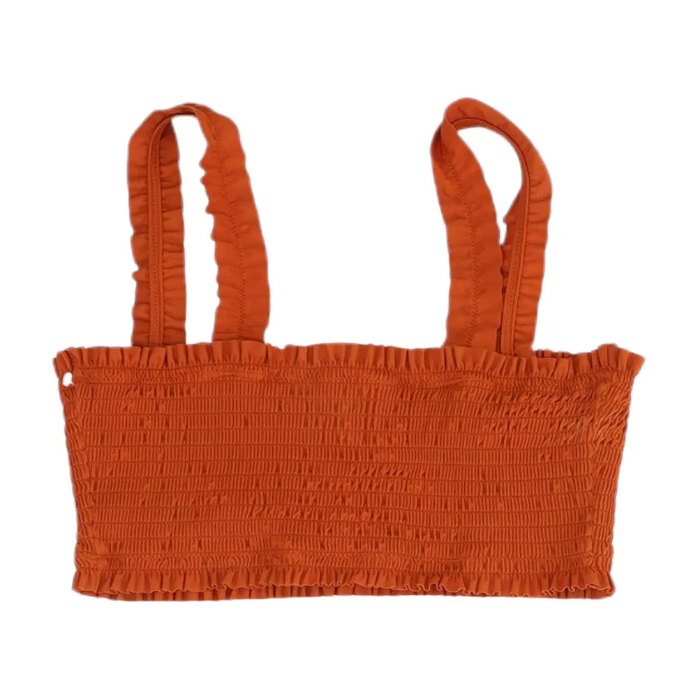 Rust Solid Swim Top - Image 2