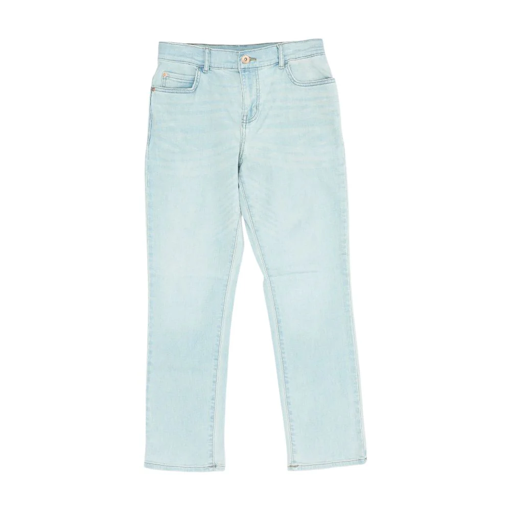 Solid Straight Jeans
