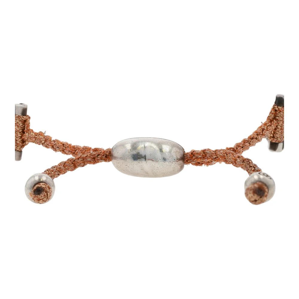 Sterling Silver And Copper Vintage Friendship Slider Bracelet - Image 3