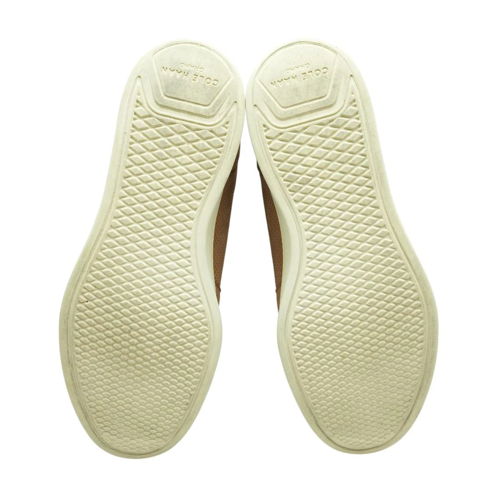 Tan Lace Up Casual Shoes - Image 3