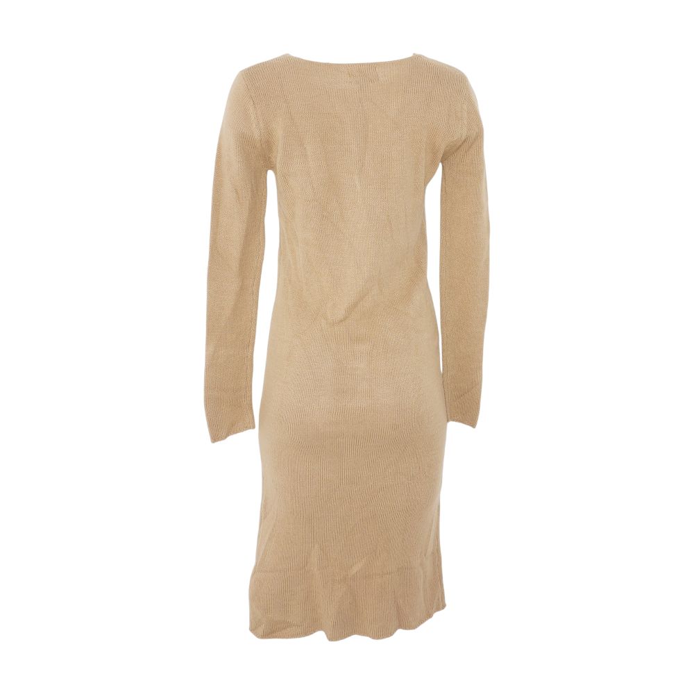 Tan Midi Dress - Image 2