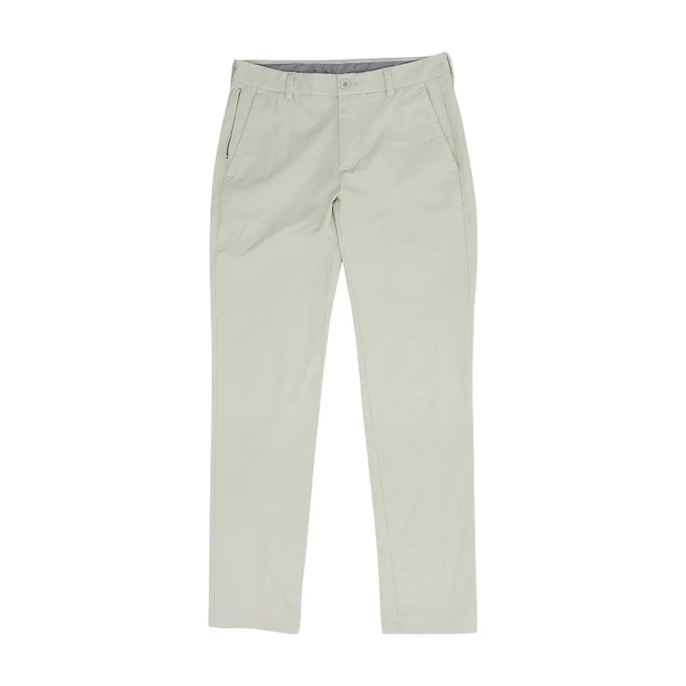 Tan Solid Chino Pants