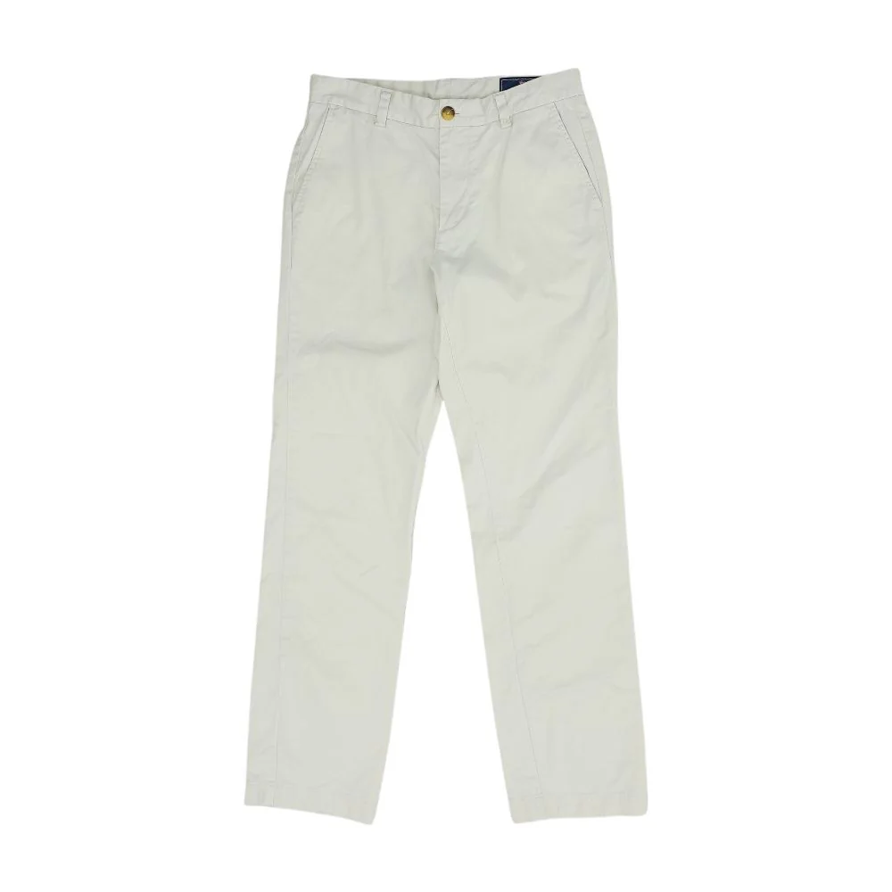 Tan Solid Chino Pants