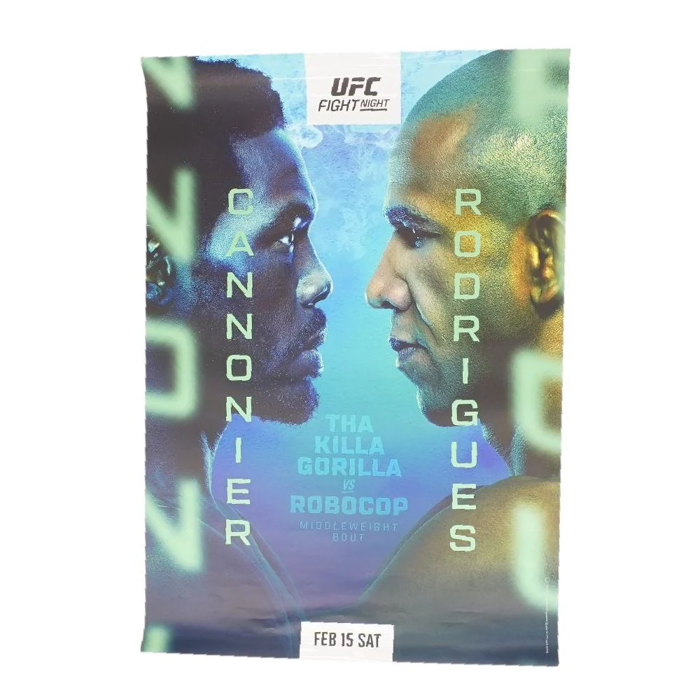 UFC Fight Night Cannonier Rodriguez Poster