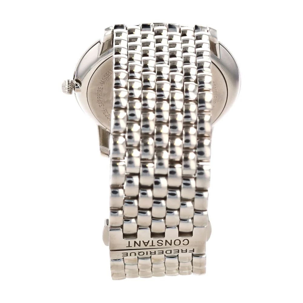 Unisex Classics Slimlines Stainless Steel Watch - Image 4