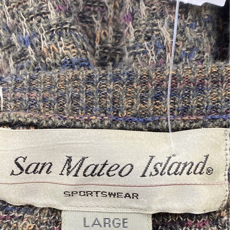 Vintage Brown Solid Crewneck Sweater - Image 3
