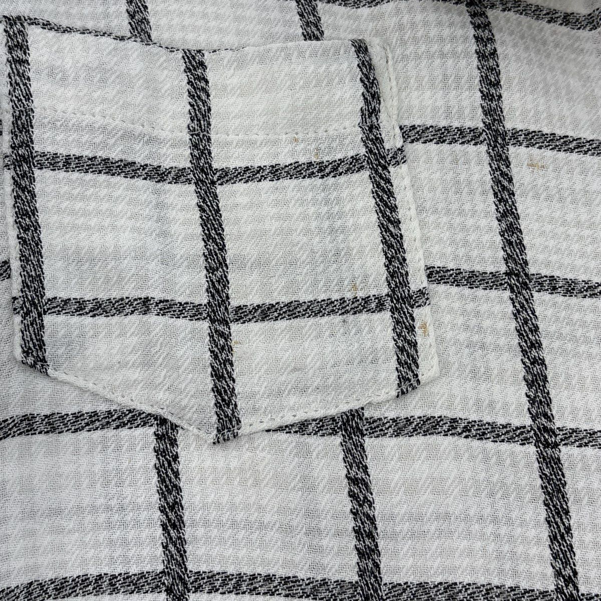 White Check Button Down - Image 3