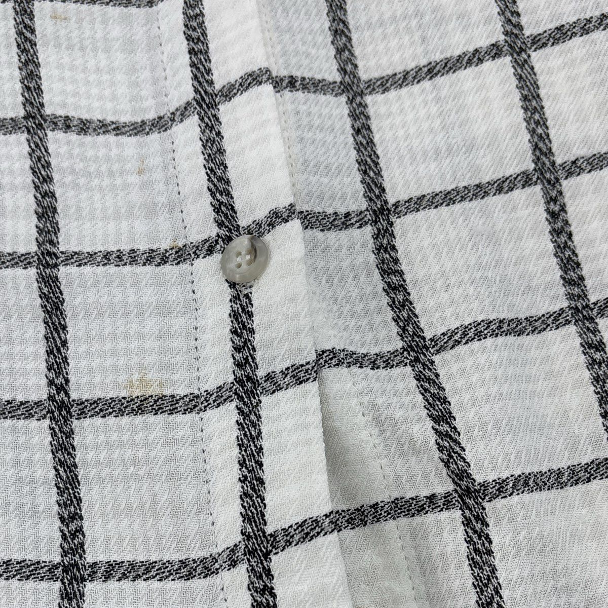 White Check Button Down - Image 4