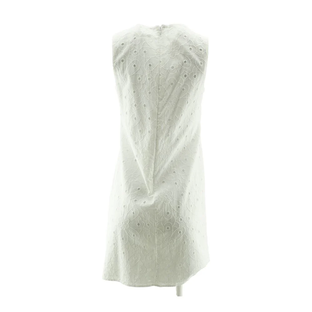 White Eyelet Mini Dress - Image 2