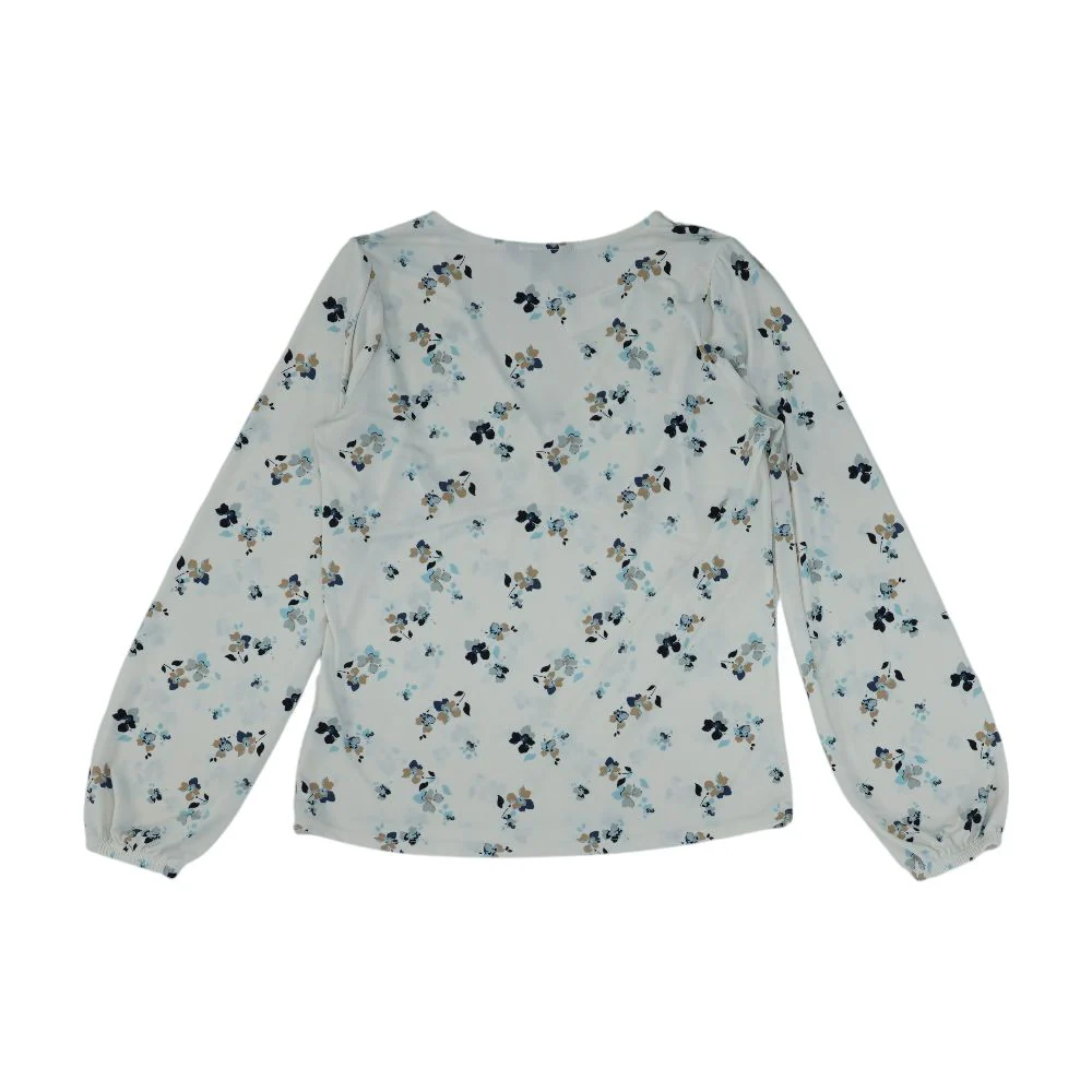 White Floral Blouse - Image 2