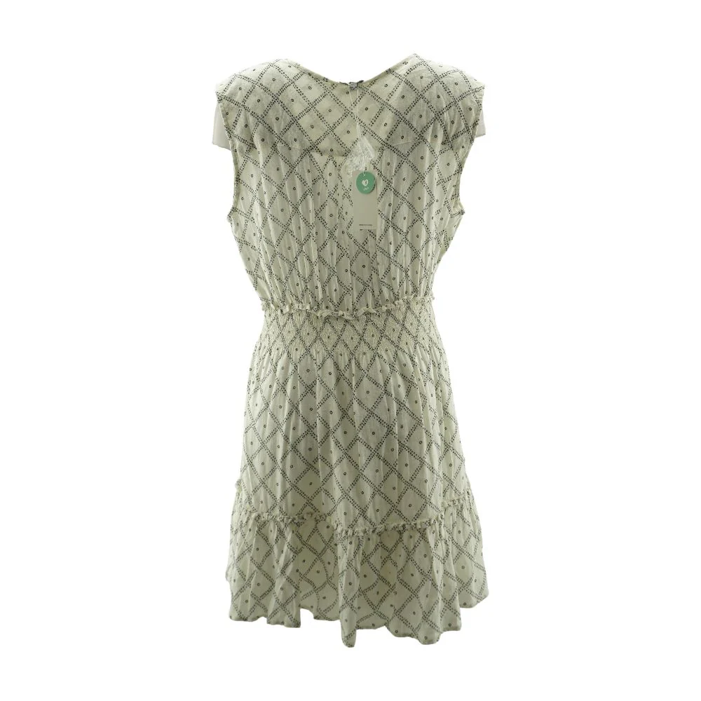 White Geometric Mini Dress - Image 2