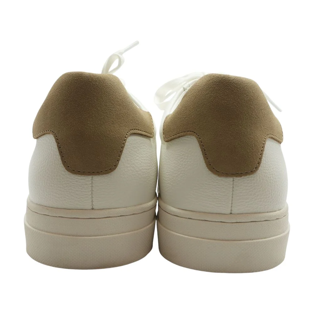 White Lace Up Casual Shoes - Image 2