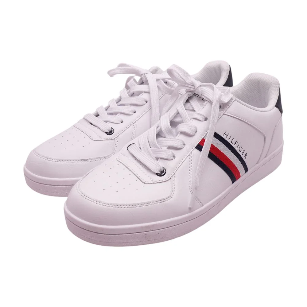 White Low Top Athletic Shoes