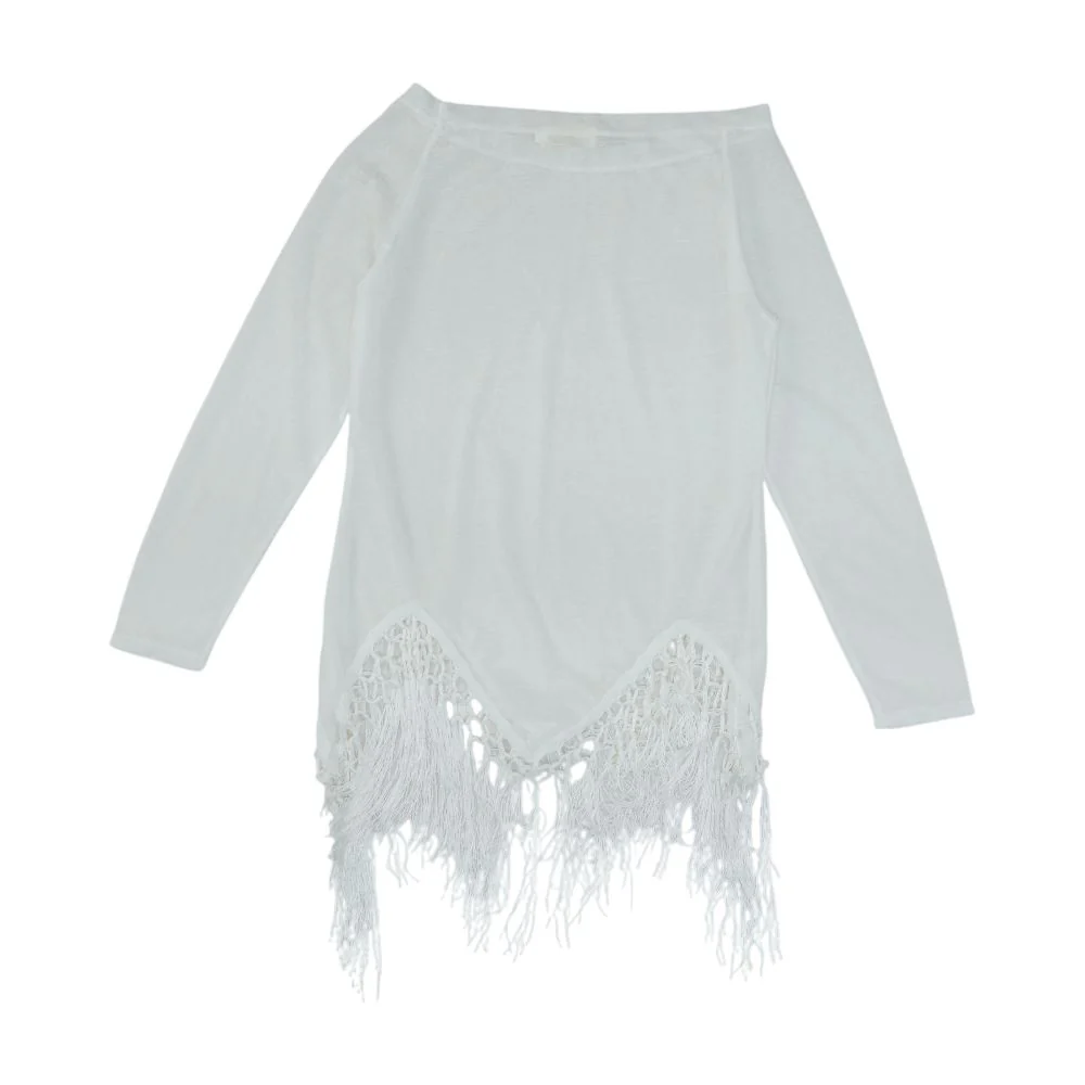 White Solid Cover-Up - Image 2