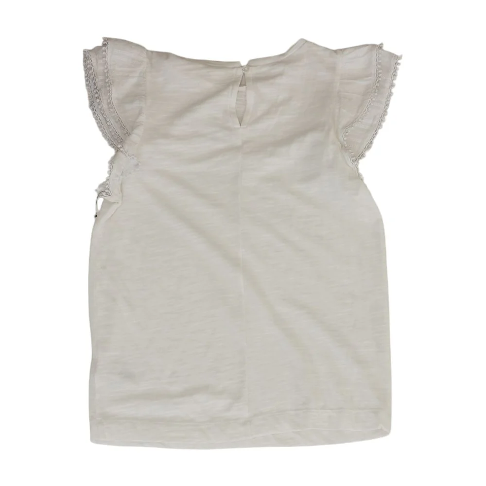 White Solid Knit Top - Image 2