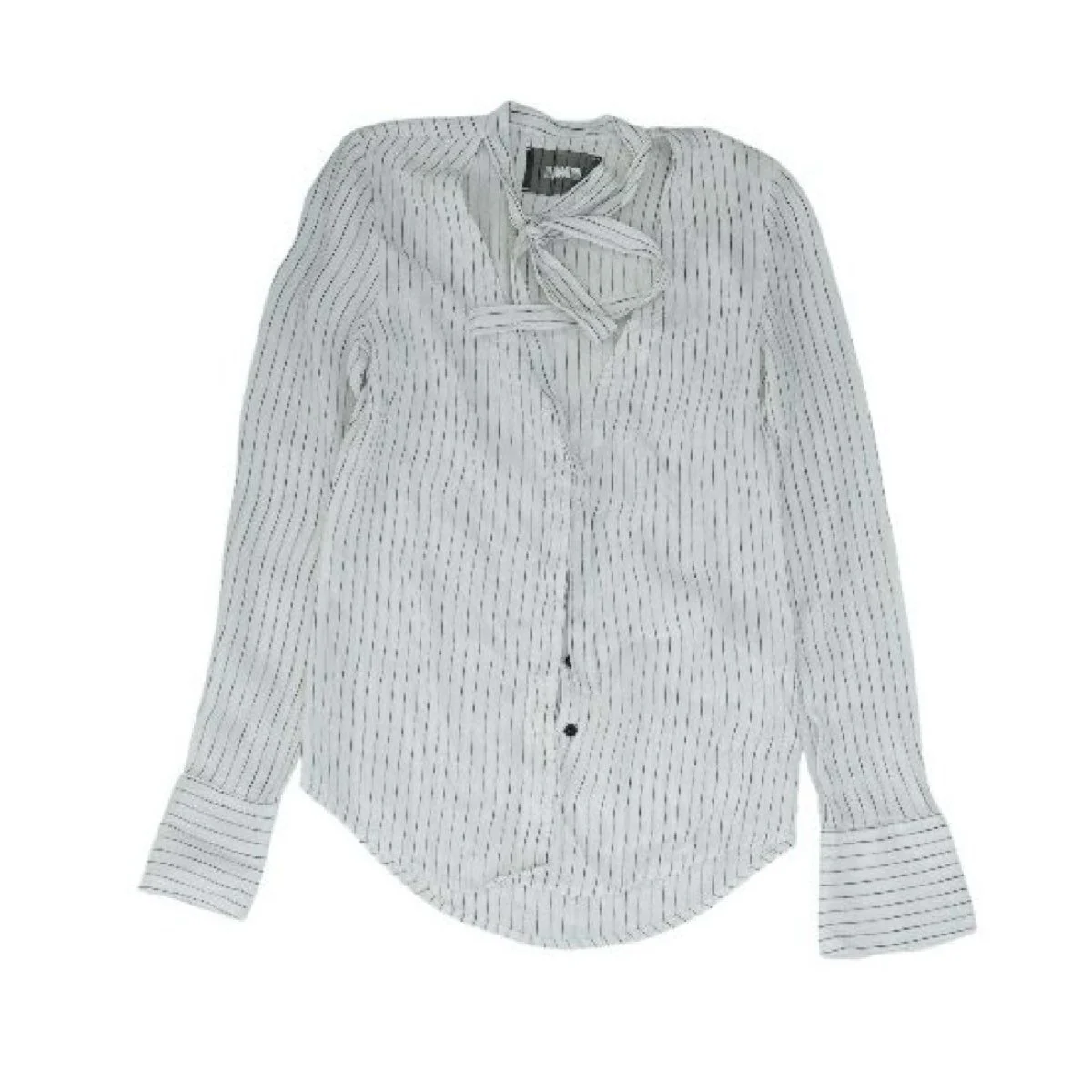White Striped Blouse - Image 2