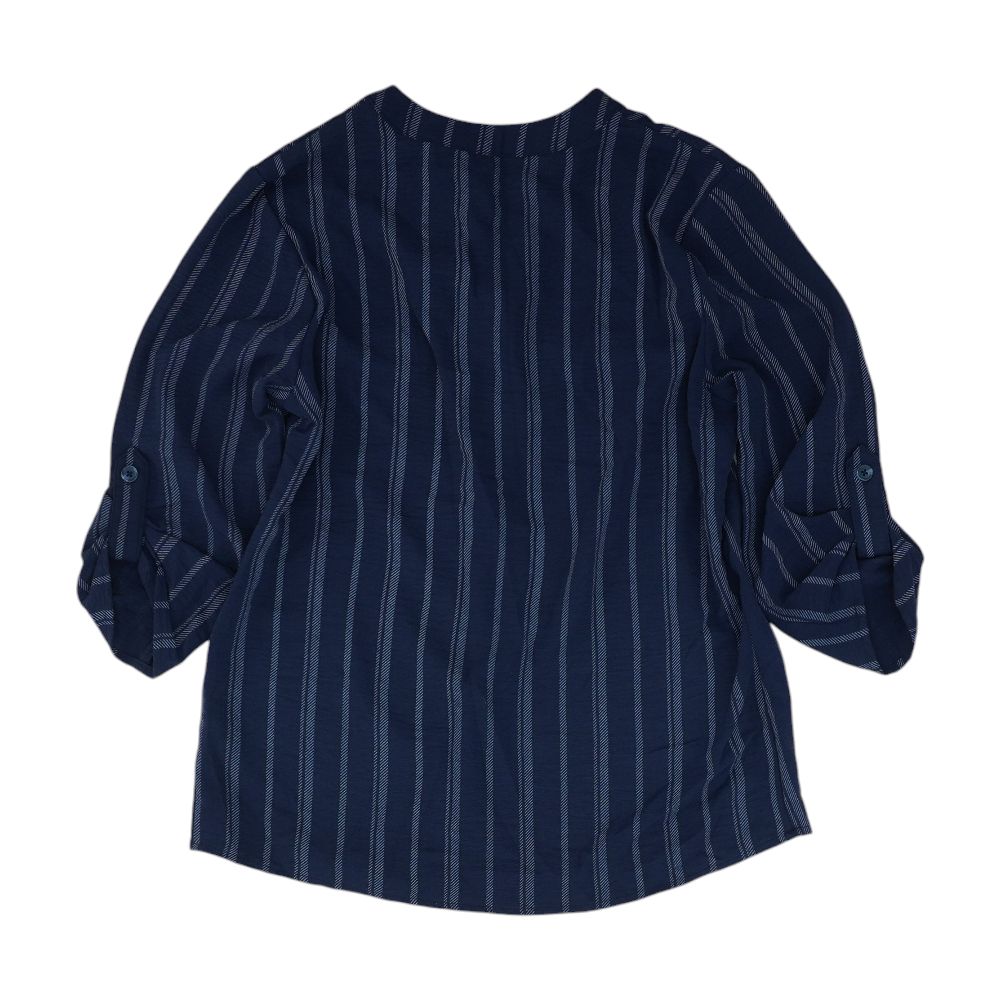 White Striped Button Down - Image 2