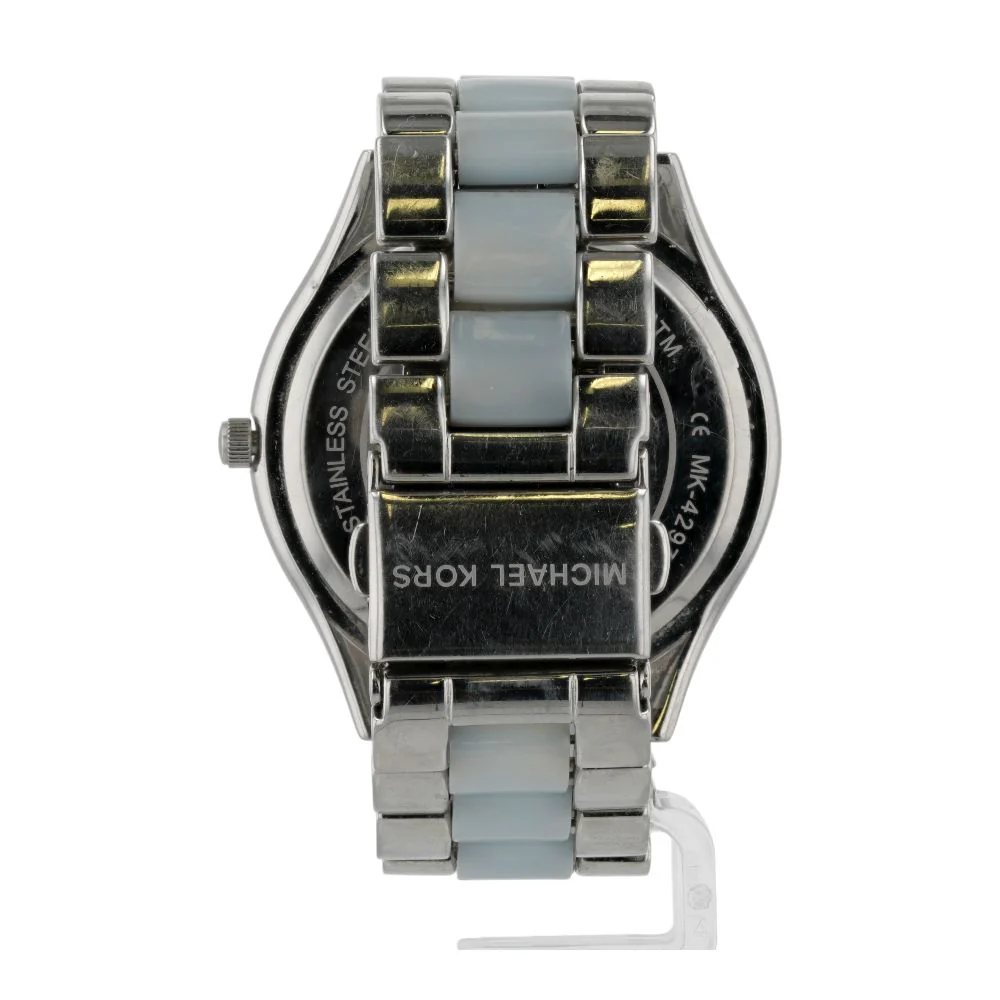 Women's Slim Runway Crystal Pave Dial Stainless Steel Watch - Image 4